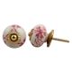 Pink Floral Knob