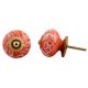 Orange Flower Cabinet Knob