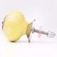 Yellow Flower Ceramic Dresser Knob