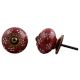 Cherry Tiny Floral Knob