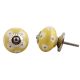 Yellow Floral Ceramic Knob