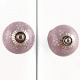 Light Purple Floral Dresser Knob