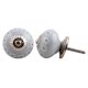 Grey Tiny Flower Knob