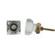 Clear Square Small Glass Drawer Knobs