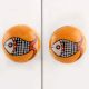 Mustard Fish Flat Ceramic Drawer Knob
