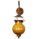 Yellow Pumpkin Glass Wall Lamp