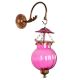 Pink Melon Shaped Hanging Lamp 