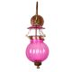 Pink Melon Shaped Glass Hanging