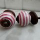 Maroon Swirl Knob, Small