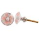 Pink White Drawer Knob