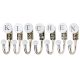 KITCHEN White & Black Alphabet Hooks (Combo Pack)