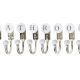 BATHROOM White & Black Alphabet Hooks (Combo Pack)