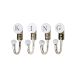 KING White & Black Alphabet Hooks (Combo Pack)