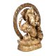 Bronze Ganesha Statue with Rat