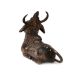 Bronze Sitting Bull Dhokra Art Sculpture