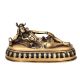 Sleeping Shiva Figurine Brass Statue