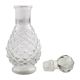 Goblet Square Cut Glass Bottle