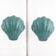 Sea Green Sea Shell Knob