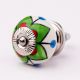 Green Clove Flower Ceramic Dresser Knob Online