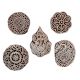 Set of 5 Piece New Mix Wooden Printing Block