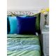 Navy Blue Solid Cushion Cover