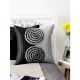 Black And Grey Textured Cushion Cover