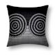 Black And Grey Textured Cushion Cover