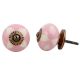Pink Etched Ceramic Knob-34