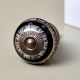 Hand Painted Black Design Ceramic Knob