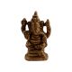 Seated God Ganesh Bronze Statue