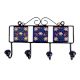 Blue Floral Ceramic Tiles Hooks-450
