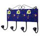 Blue Floral Ceramic Tiles Hooks-455