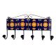 Blue Floral Ceramic Tiles Hooks-457