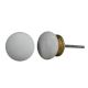 White Round Knob