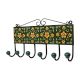 Green Floral Ceramic Tiles Hooks-473