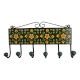 Green Floral Ceramic Tiles Hooks-473
