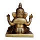 Brass Ganesha (Ht-4.7 Inches)