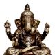Brass Ganesha (Ht-4.7 Inches)