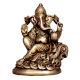 Brass Ganesha (Ht-5.7 Inches)