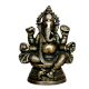 Brass Ganesha (Ht-7.5 Inches)