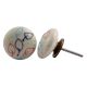 Multicolor Leaf Ceramic Knob