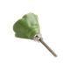 Pea Green Crackle Rose Medium Ceramic Drawer Knob