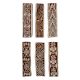 Set of 6 Piece New Mix Wooden Printing Block