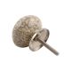 White Intricate Design Embossed Ceramic Crackle Knob