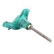 Sea Green Bird Metal Drawer Knobs