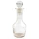 Goblet Leaf Flower Glass Bottle