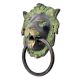 Green Patina Lion Door Knocker