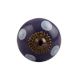 Purple Polka Dot Small Ceramic Cabinet Knob