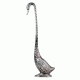 Long Necked Metal Garden Bird