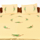 Parrot Yellow Cotton Bedsheet